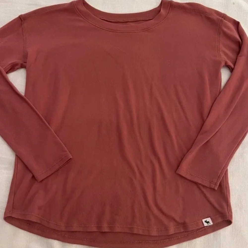 Abercrombie Kids Pink Long Sleeve Tee 11/12
